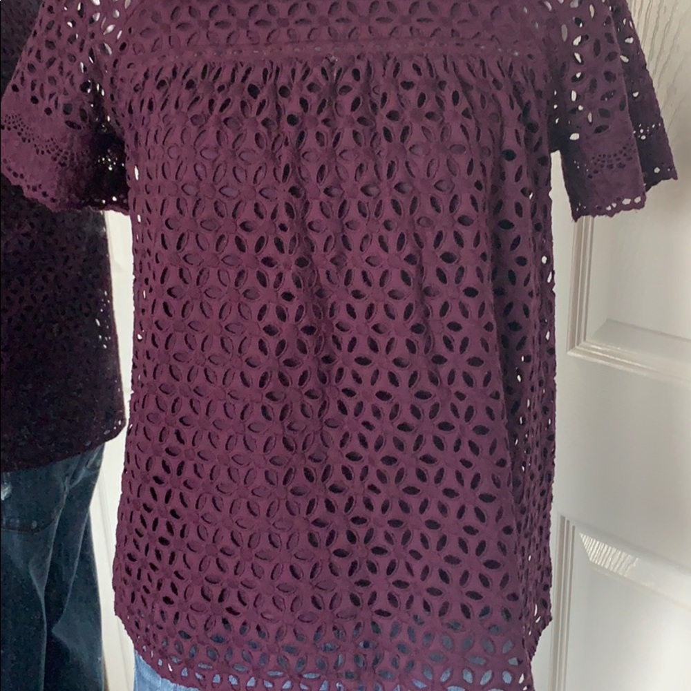 ⬇️REDUCED!! J.Crew Eyelet Top - Picture 8 of 8